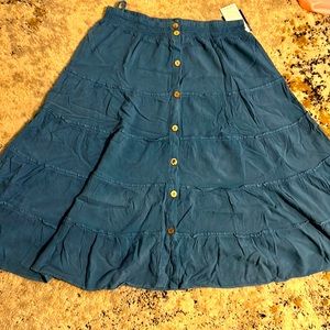 Button down skirt